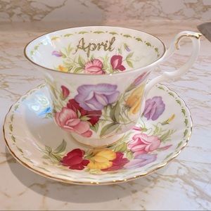 Royal Albert April Teacup and Saucer